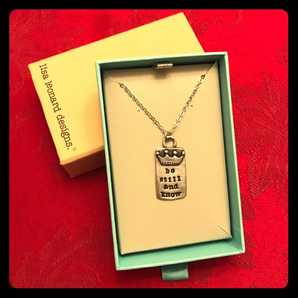 Lisa Leonard Designs “Be Still and Know” Necklace